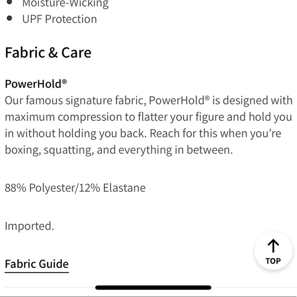 Fabletics Powerhold high waisted 7/8 leggings - Picture 7 of 7